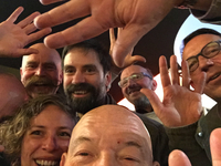 #helfie voor Nepal tijdens de benefietavond
